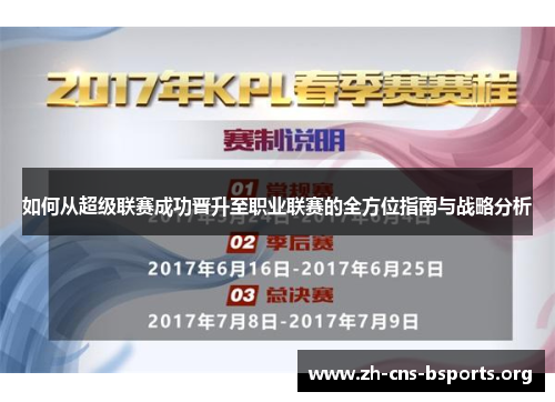 如何从超级联赛成功晋升至职业联赛的全方位指南与战略分析