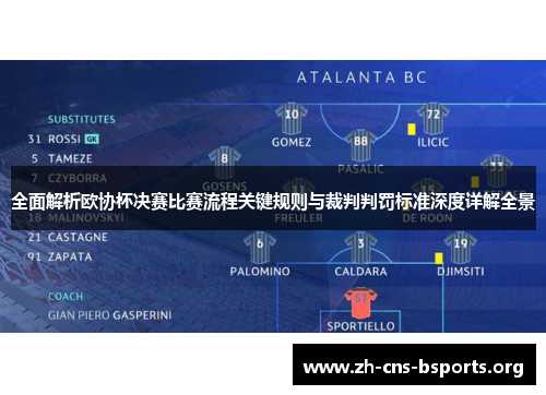全面解析欧协杯决赛比赛流程关键规则与裁判判罚标准深度详解全景