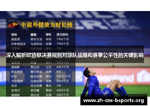 深入解析欧协联决赛规则对球队战略和赛事公平性的关键影响 深入解析欧协联决赛规则对球队战略和赛事公平性的关键影响