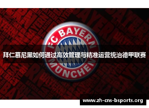 拜仁慕尼黑如何通过高效管理与精准运营统治德甲联赛 拜仁慕尼黑如何通过高效管理与精准运营统治德甲联赛